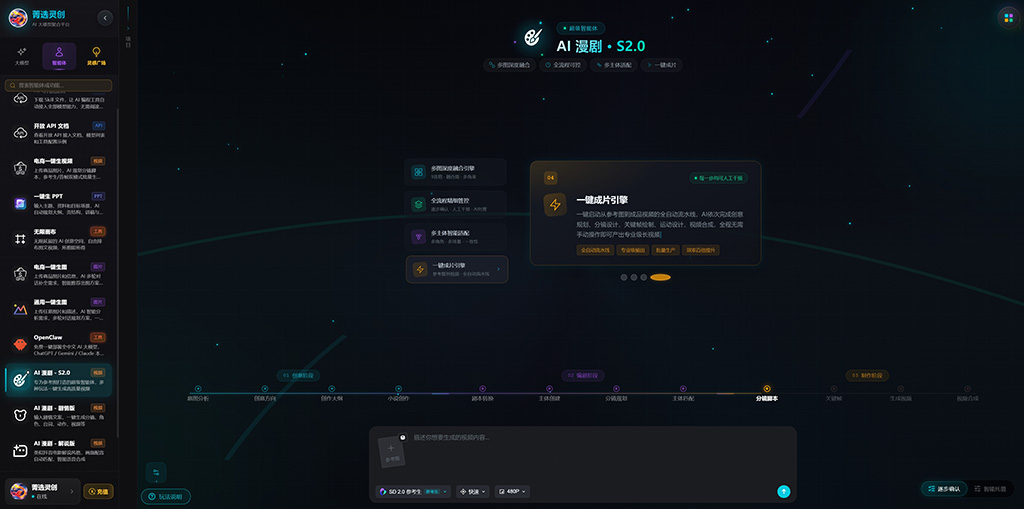 AI漫剧自动化生成流程